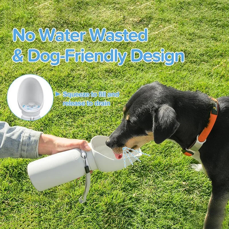 550ml Portable Folding Dog Water Dispenser Cup