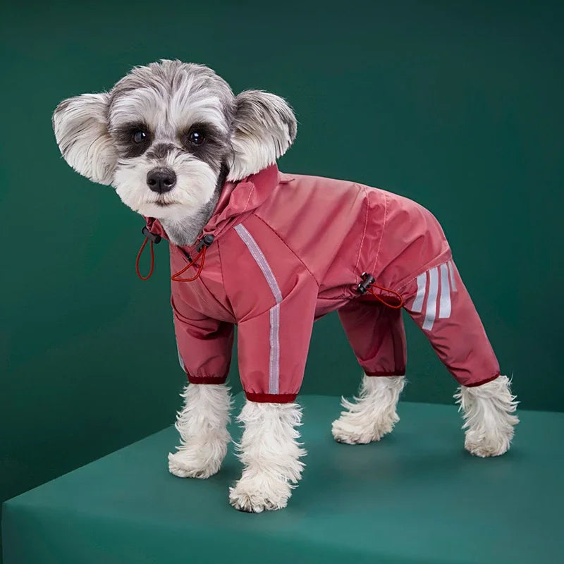 Waterproof Pet Clothes Puppy Raincoat for Small Medium Dogs Cats Hoodies Reflective Shih Tzu Overalls Chihuahua Pug Rain Coats